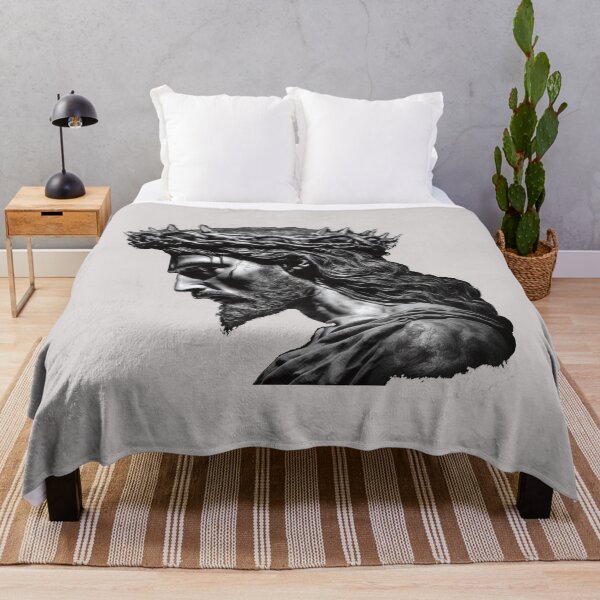Item preview, Jesus grey scale designed and sold by theL3Studio.
