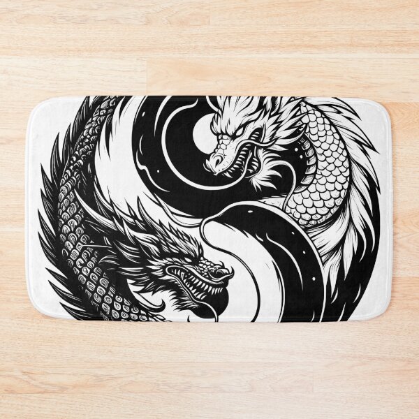 Item preview, Yin Yang Dragon Dracarys Shield designed and sold by LuizSilva1983.