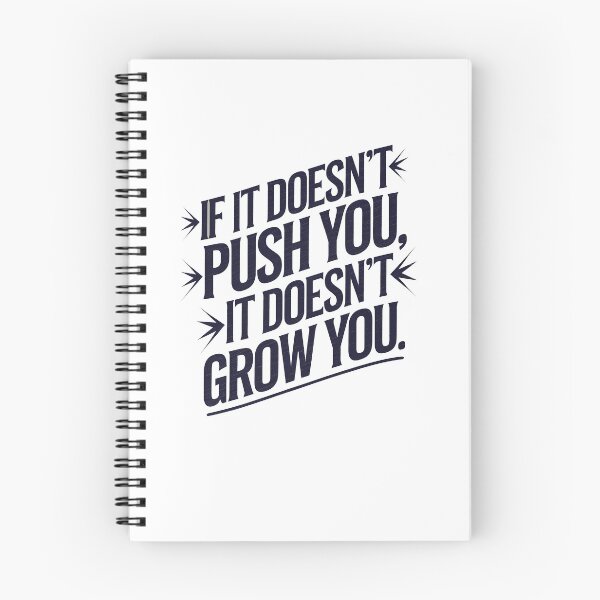 Item preview, Motivational Saying, If it Dosen't Push You  designed and sold by Logiamerch.