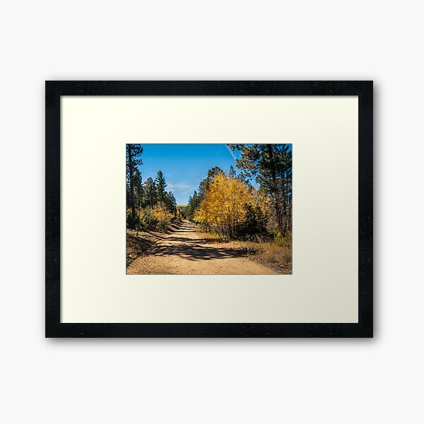 Road to Gold, Taos, New Mexico Framed Art Print