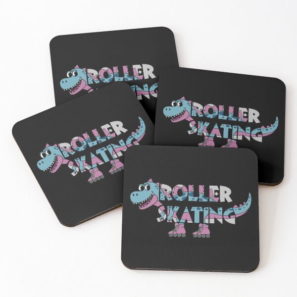 Item preview, ROLLER SKATING DERBY-  T REX DINOSAUR designed and sold by Gihan-Design.