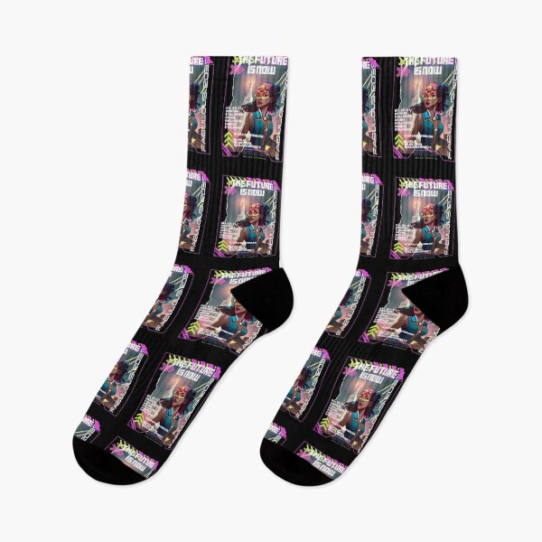 Item preview, Fabulous Woman Cyberpunk Futuristic The Future Is Now  designed and sold by Melan Designs.