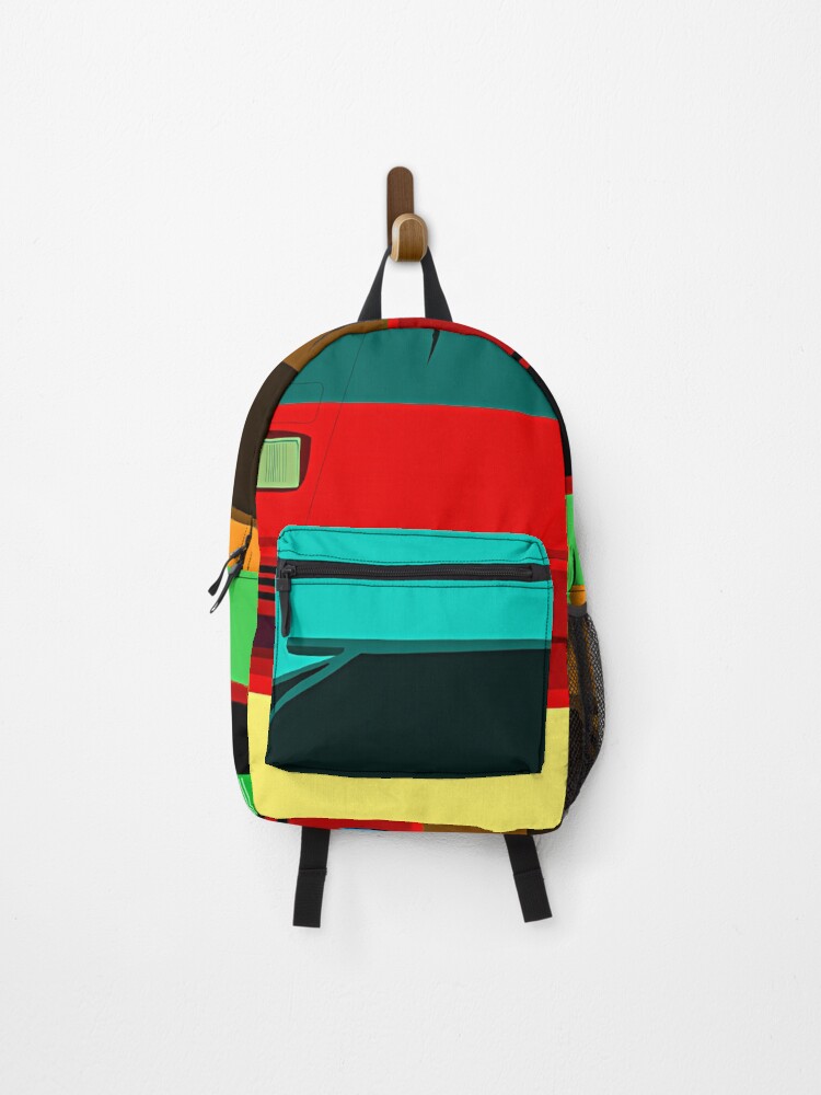 Thumbnail 1 of 3, Backpack, Super Car - Multi colored designed and sold by KLDprods.