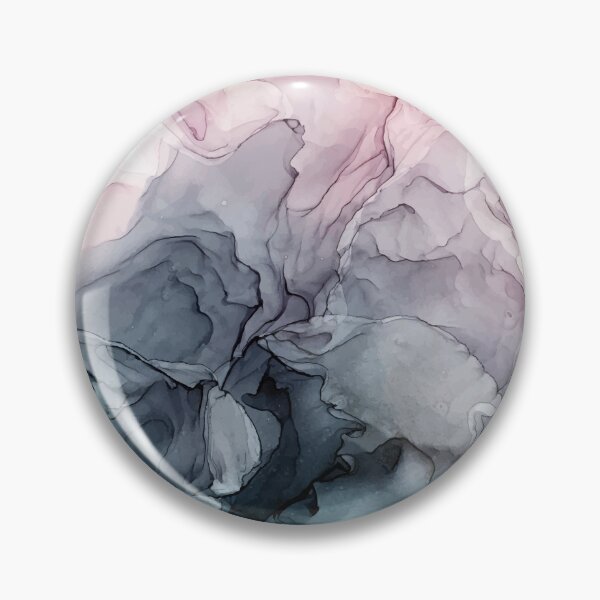 Item preview, Blush and Payne's Grey Flowing Abstract Painting designed and sold by Elizabeth  Karlson.