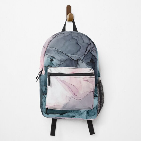Item preview, Blush and Payne's Grey Flowing Abstract Painting designed and sold by Elizabeth Karlson.