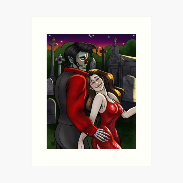 Ghoul Lover Art Print