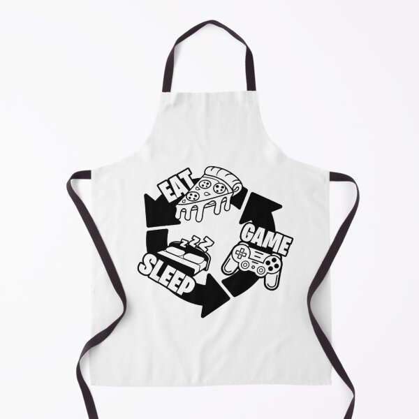Item preview, Eat Sleep Game Repeat - Funny Gaming Design designed and sold by Kubala Designs.