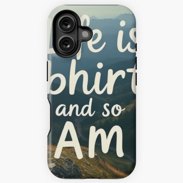 Vista previa del artículo con la obra «La vida es dura y yo también lo soy», diseñado y vendido por TheSalesGalore.