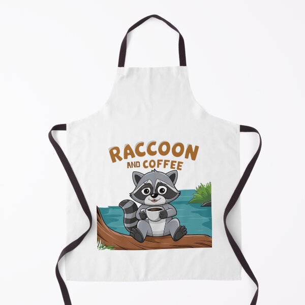 Item preview, Raccoon Drinking Coffee designed and sold by TheCatmeow2000.
