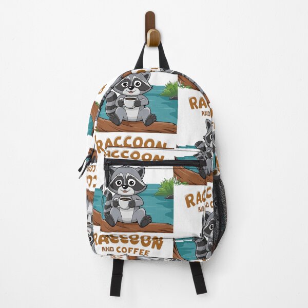 Item preview, Raccoon Drinking Coffee designed and sold by TheCatmeow2000.