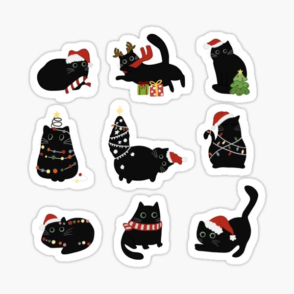 Item preview, Christmas Cats designed and sold by YumeKurenai.
