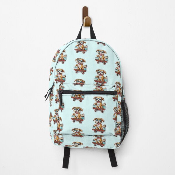 Item preview, Skateboarding Dog - Canine Wearing Sunglasses At Beach designed and sold by Fantasy Masterpiece.