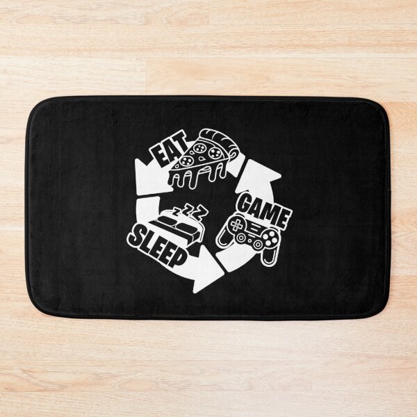 Item preview, Eat Sleep Game Repeat - Funny Gaming Design designed and sold by Kubala Designs.