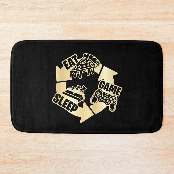 Item preview, Eat Sleep Game Repeat - Funny Gaming Design designed and sold by Kubala Designs.