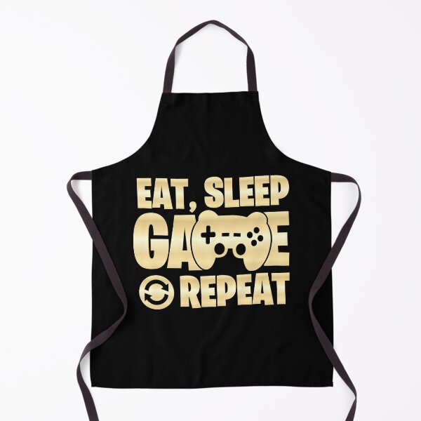 Item preview, Eat Sleep Game Repeat - Funny Gaming Design designed and sold by Kubala Designs.