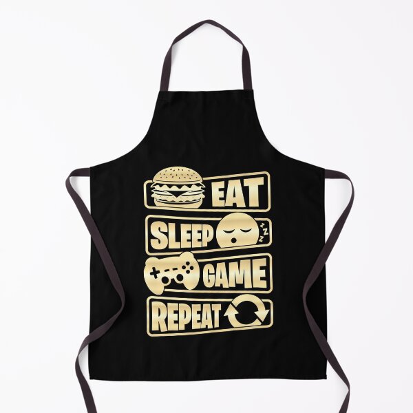 Item preview, Eat Sleep Game Repeat - Funny Gaming Design designed and sold by Kubala Designs.