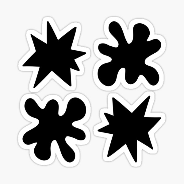 Item preview, Kiki/Bouba - black and white designed and sold by Lingthusiasm.