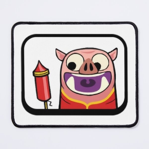 Item preview, Rocket Hoggy - Clash Royale Inspired Design designed and sold by ClashInAShort YT.