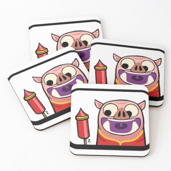 Artikelvorschau, Rocket Hoggy – Von Clash Royale inspiriertes Design entworfen und verkauft von ClashInAShort YT.
