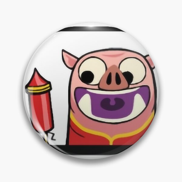 Artikelvorschau, Rocket Hoggy – Von Clash Royale inspiriertes Design entworfen und verkauft von ClashInAShort YT.