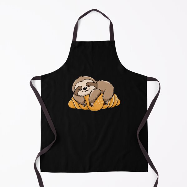Item preview, sloth sleeping on croissant designed and sold by jkrphoto.