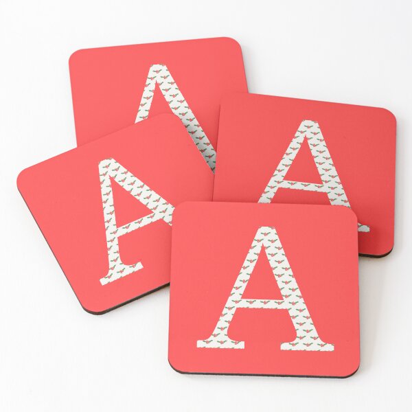 Item preview, Christmas Holly initial letter A designed and sold by AmyJStickers.