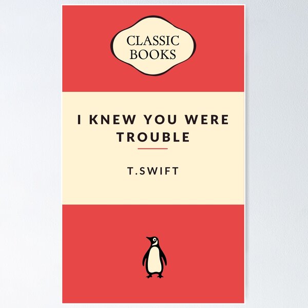 Item preview, I Knew You Were Trouble - Taylor Swift designed and sold by bombalurina.