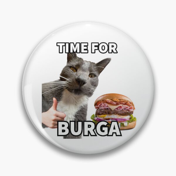 Item preview, time for burga cat designed and sold by Dooby's Bizarre .