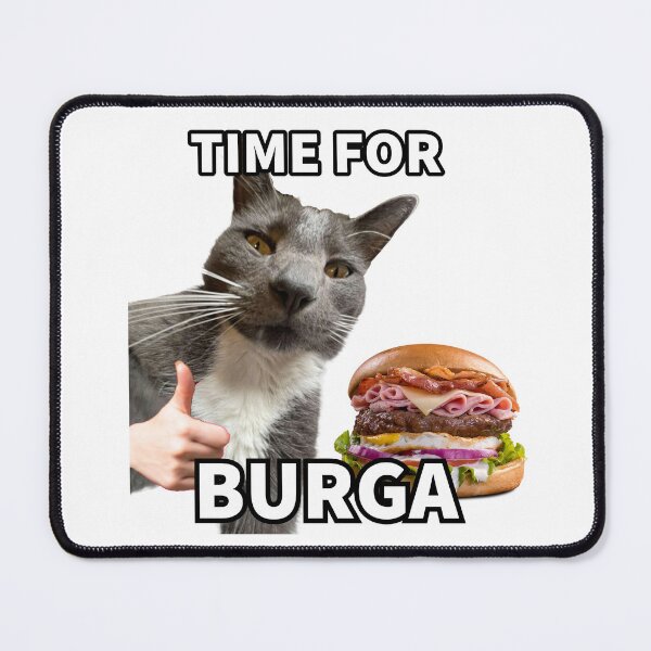 Item preview, time for burga cat designed and sold by Dooby's Bizarre .
