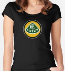 Lotus T shirt Cars Logo Original Official Women's Fitted Scoop T-Shirt