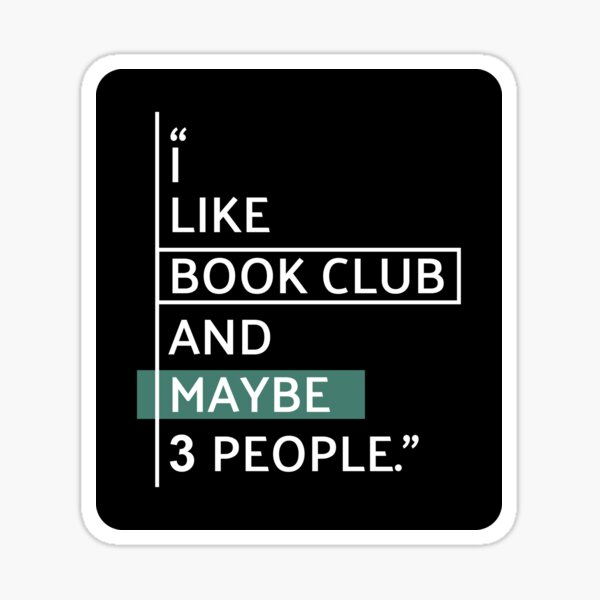 Artikel-Vorschau von Ich mag den Buchclub, designt und verkauft von MaryAller.