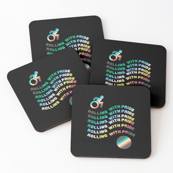 Item preview, ROLLING WITH PRIDE, DISAILITY PRIDE. A great gift for anyone in a wheelchair. designed and sold by It's Wheelie Cool.