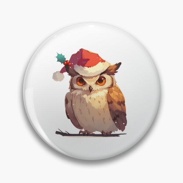 Item preview, Your cute happy friend christmas owl designed and sold by PatternFly.
