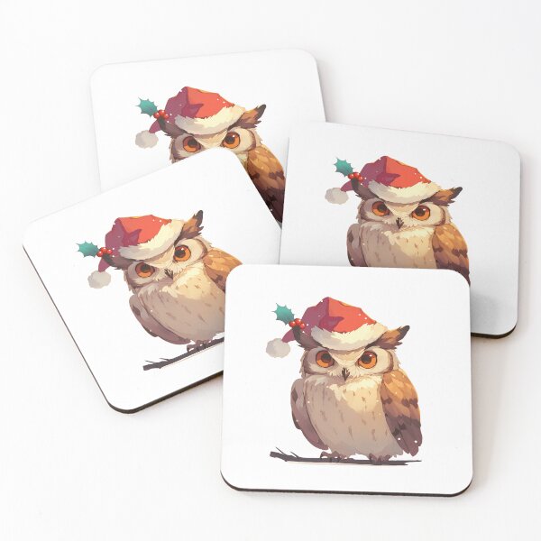 Item preview, Your cute happy friend christmas owl designed and sold by PatternFly.