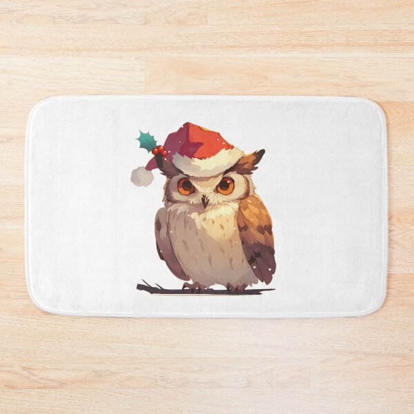 Item preview, Your cute happy friend christmas owl designed and sold by PatternFly.
