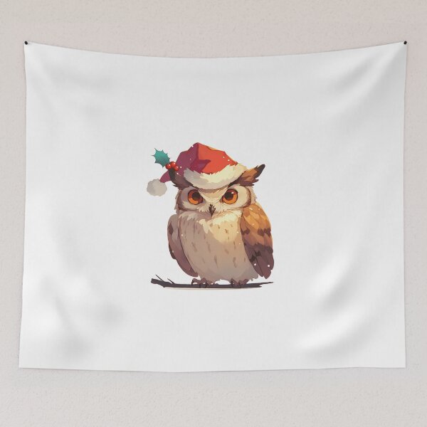 Item preview, Your cute happy friend christmas owl designed and sold by PatternFly.
