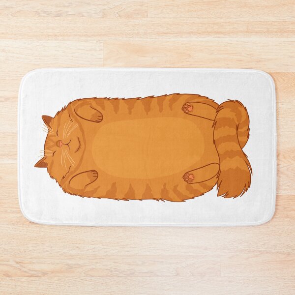 Item preview, Fluffy Happiness (Ginger Cat) designed and sold by YumeKurenai.