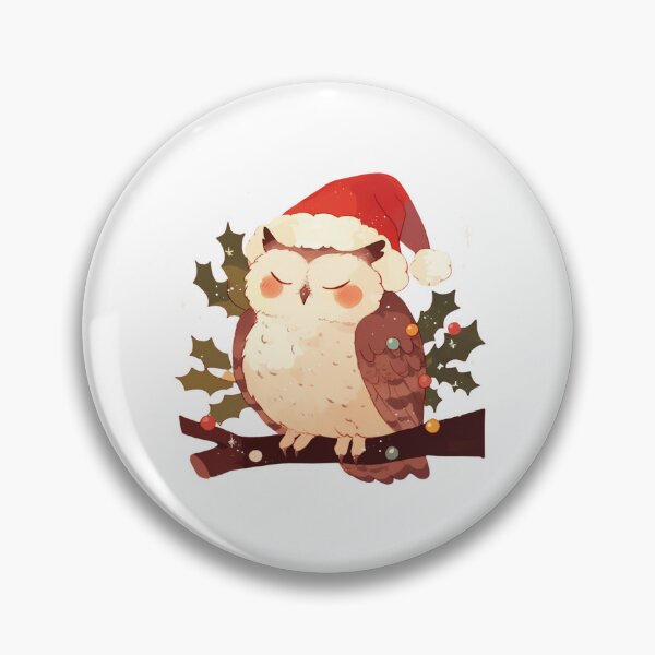 Item preview, Your cute happy friend christmas owl designed and sold by PatternFly.