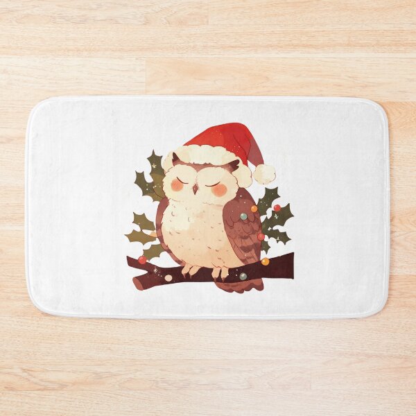 Item preview, Your cute happy friend christmas owl designed and sold by PatternFly.
