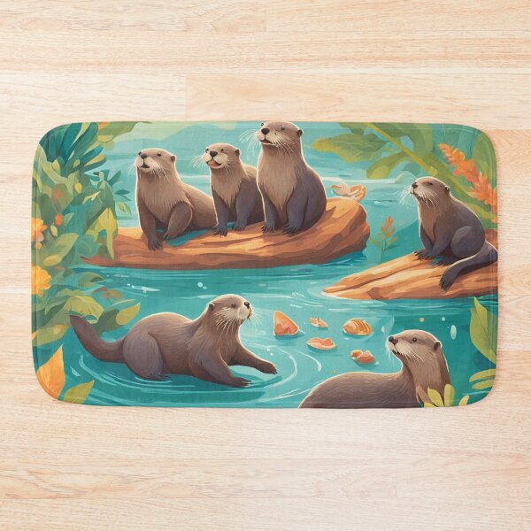 Item preview, Playful Otters classic tee Design designed and sold by TheSalesGalore.