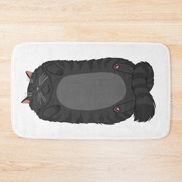 Item preview, Fluffy Happiness (Balck Cat) designed and sold by YumeKurenai.