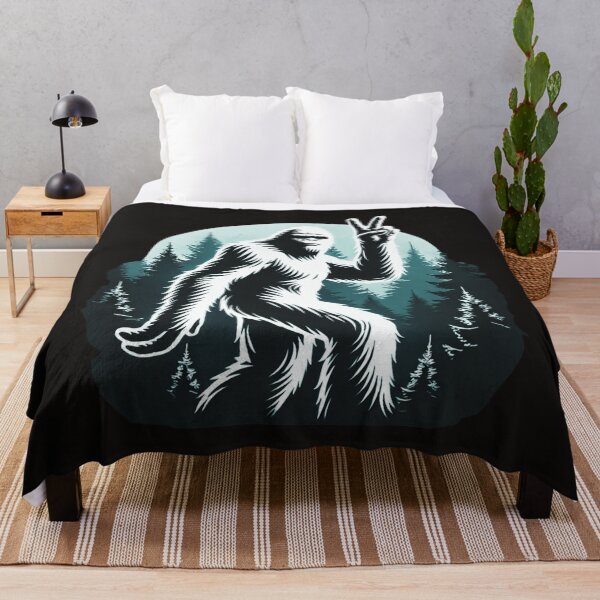 Item preview, Bigfoot Peace Sign Retro Forest Design | Sasquatch Graphic designed and sold by MarketMavenGift.