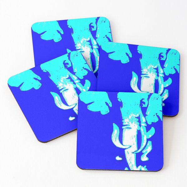 Item preview, Blue Elephant Blue backdrop  designed and sold by Chad's Fresh Art.