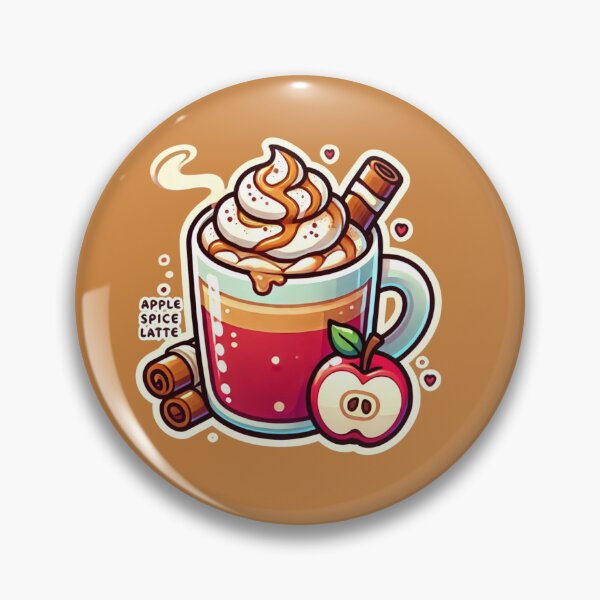 Item preview, Cozy Autumn Bliss | Hot Apple Spice Latte Illustration designed and sold by DEEPDesignsART.