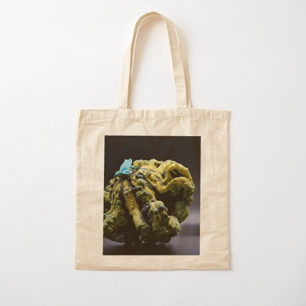 Gourd Still life with frog Cotton Tote Bag