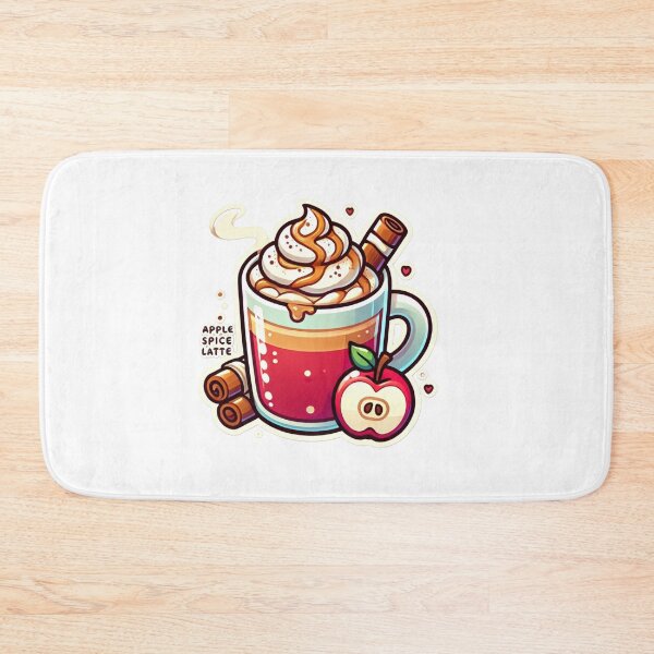 Item preview, Cozy Autumn Bliss | Hot Apple Spice Latte Illustration designed and sold by DEEPDesignsART.