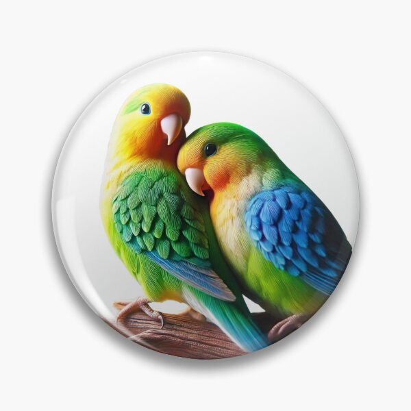 Item preview, Love Birds in Living Color designed and sold by GlassPenny.