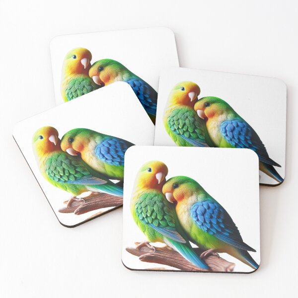 Item preview, Love Birds in Living Color designed and sold by GlassPenny.