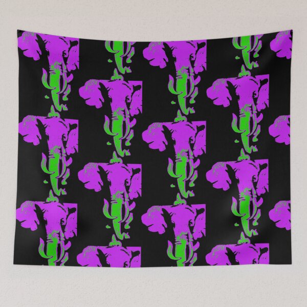 Item preview, Purple Green Elephant  designed and sold by Chad's Fresh Art.