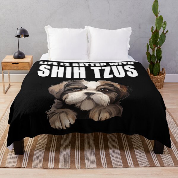 Item preview, Life Is Better With Shih Tzus designed and sold by Leo Hill.